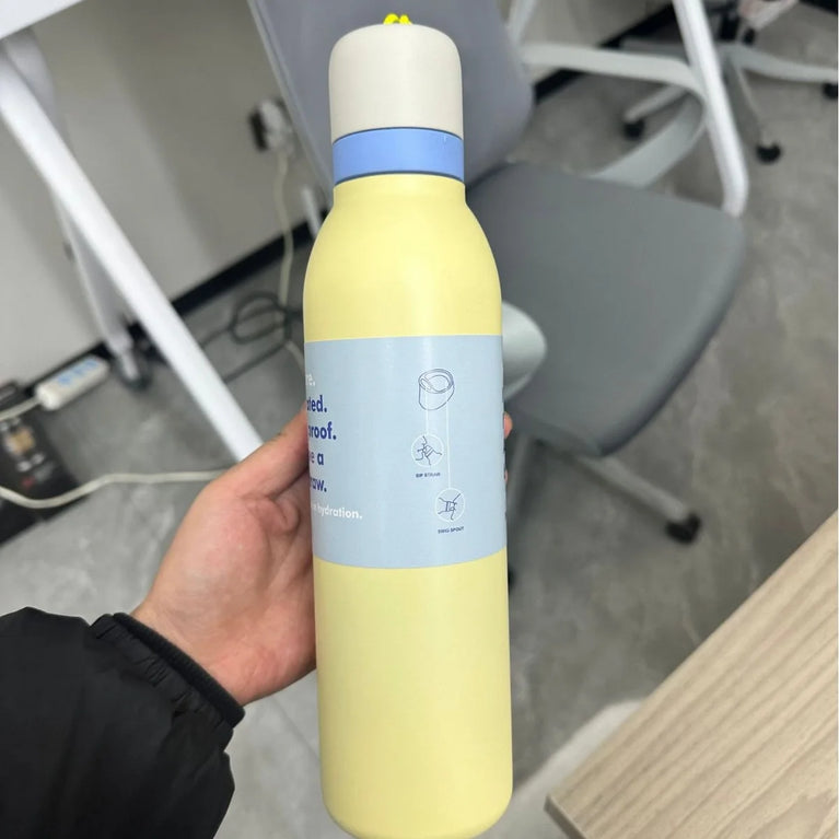 18oz 24oz Stainless Steel Thermos Water Bottle with Handle