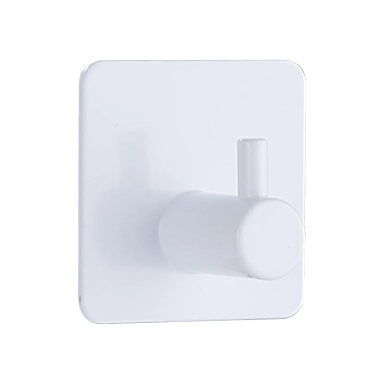 Self Adhesive Wall Hooks Towel Holder Bathroom Door Key Cloth Coat Robe Hanger Kitchen Hardware Rack Bag Hook Organizer