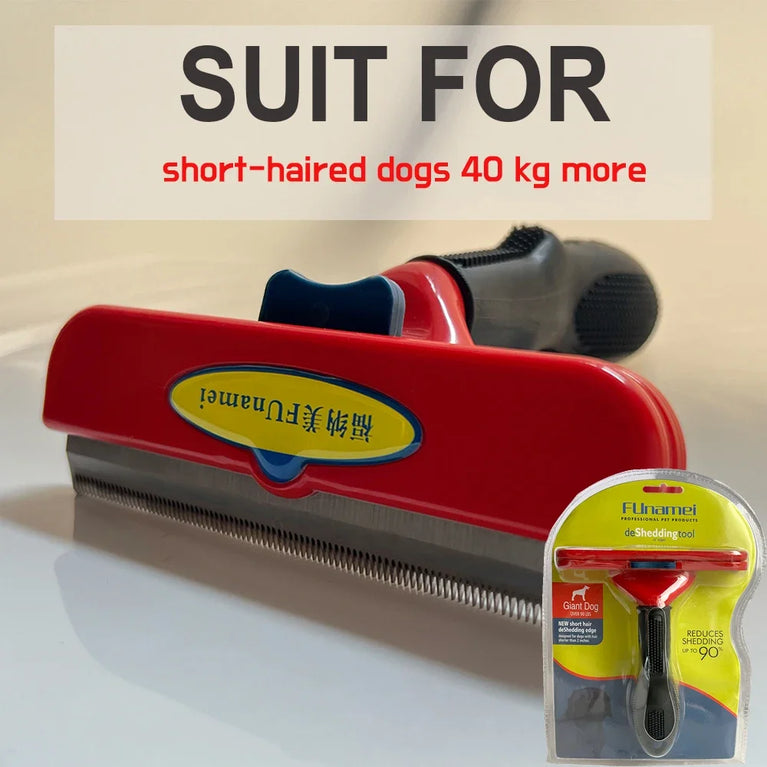 Pet Hair Remover Deshedding Brush Dog Cat Grooming Comb Tool