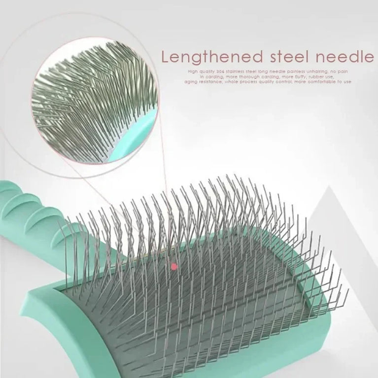 Dog Grooming Comb Shedding Hair Remove Needle Brush Slicker Massage Tool