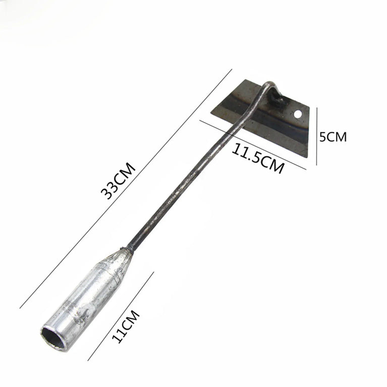Dual-Purpose Hardened Weeding Hoe | Carbon Steel Gardening Hook