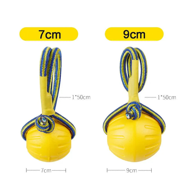 Indestructible Rubber Ball Dog Toy for Fetch Chew Training Play