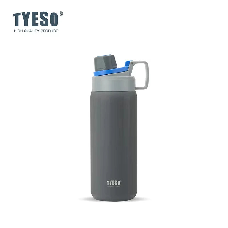 600ml Insulated Stainless Steel Water Bottle with Straw Flask