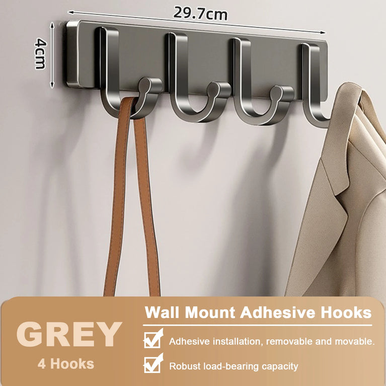 Non Perforated Bathroom Hooks,Wholesale of Door Hooks, Space Aluminum, Bedroom Storage, Clothes Hanger Hooks, Wall Clothes Hook