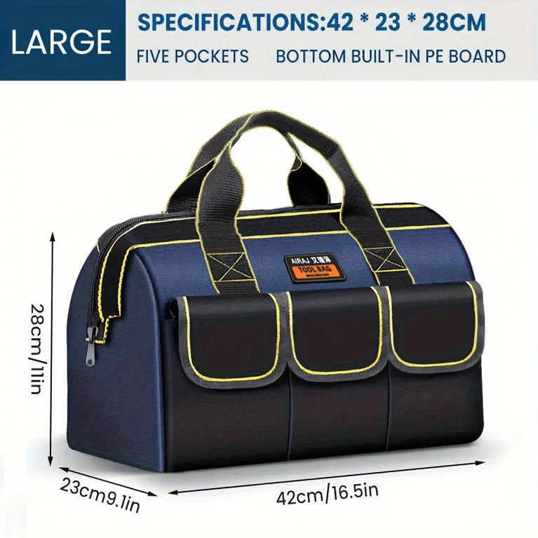 Professional Heavy-Duty Tool Bag | Industrial-Grade Electrician & Tradesman Organizer