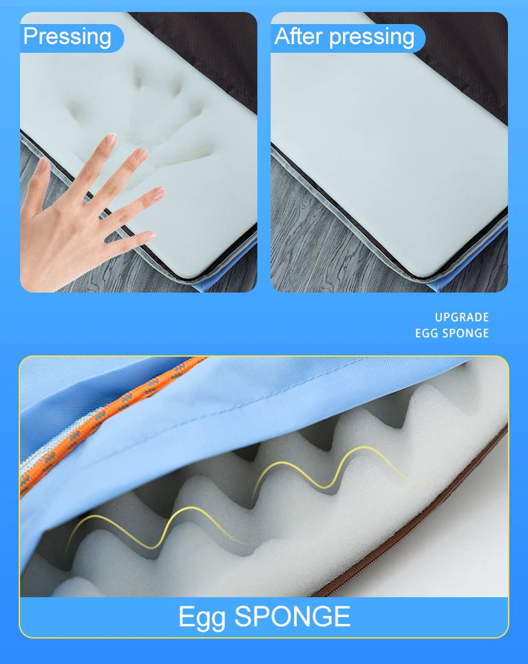 Summer Cooling Orthopedic Memory Foam Dog Bed Waterproof Washable Pillow Bed