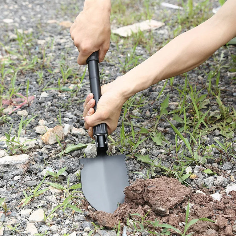 Multifunctional Folding Tactical Shovel | High-Strength Survival EDC Tool