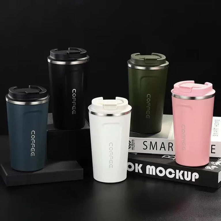 Coffee Thermos Cup Stainless Steel Vacuum Flask Travel Mug 500ml