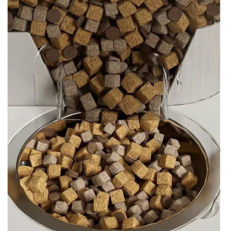 Automatic Cat Feeder with WaterFountain Food Storage PetBowl Dispenser