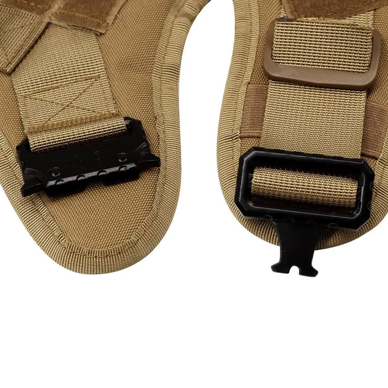 Military Tactical Dog Harness Adjustable Heavy Duty Training Vest For Large Dogs