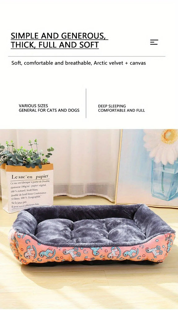 Winter Pet Dog Bed Sofa Mat Comfortable Cushion Sleeping Bed