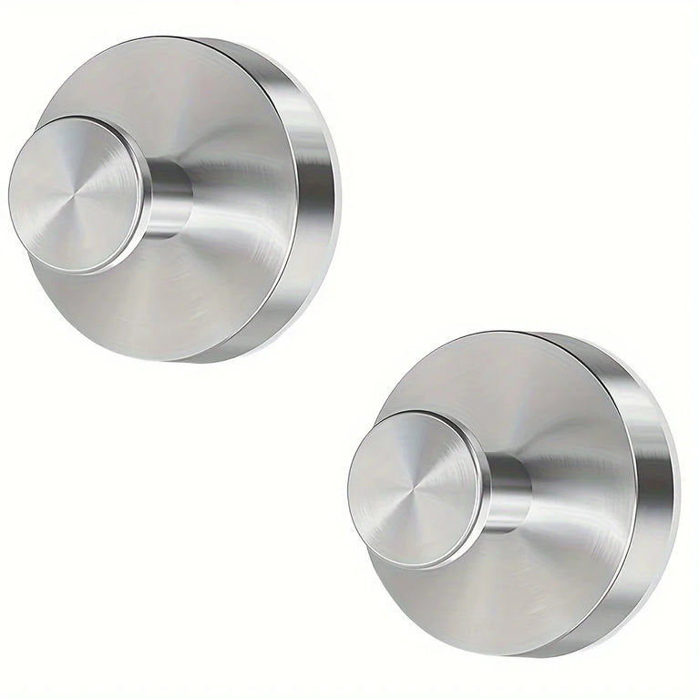 Reusable Stainless Steel Suction Cup Hook Waterproof Wall Mount Hooks Punch-free Kitchen Bathroom Wall Hanger Towel Clothes