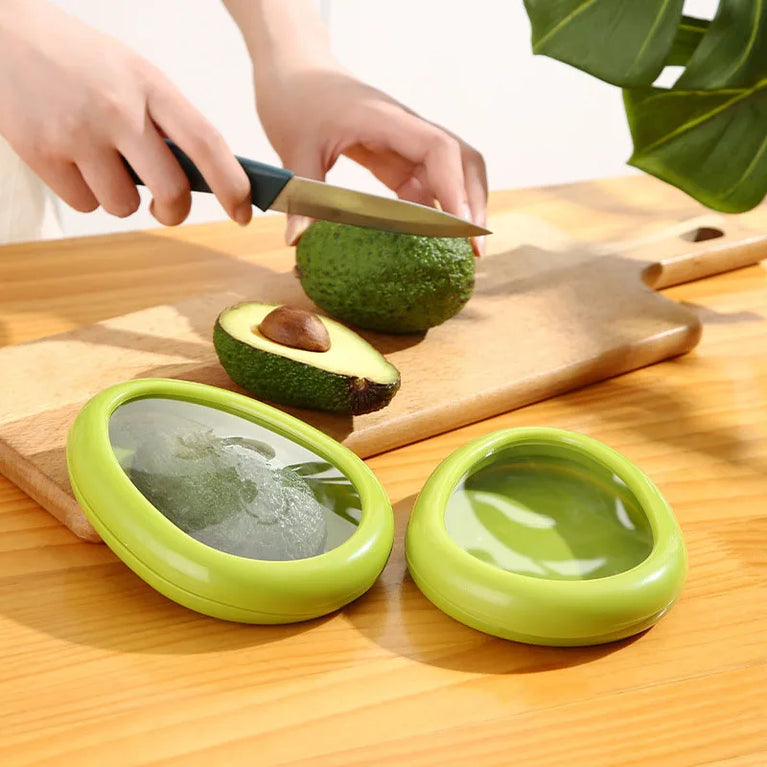Fruit Vegetable Airtight Fresh Storage Box Lemon Tomato Avocado Preservation Seal Cover