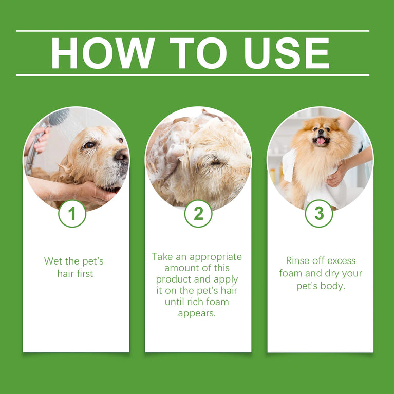 100ml Hypoallergenic 2-in-1 Pet Shampoo & Conditioner