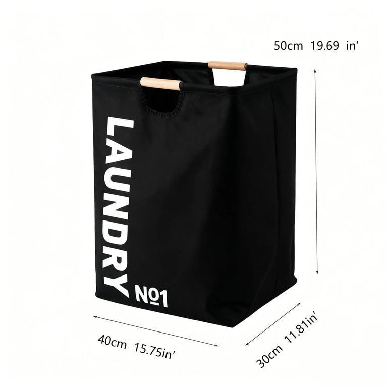 Large Capacity Waterproof Laundry Basket | Foldable Fabric Storage Bin with Handles
