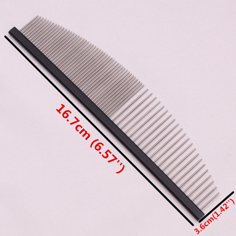 Pet Grooming Combs Aluminum Alloy Brush Professional Dog Comb
