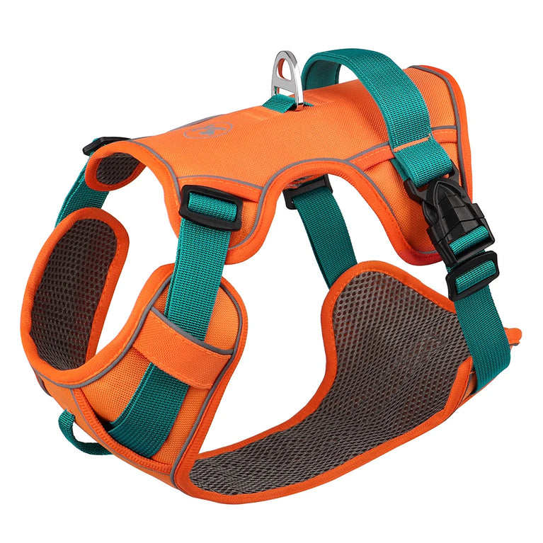 Mesh Breathable Reflective Nylon Dog Harness Adjustable Training Vest For Dogs