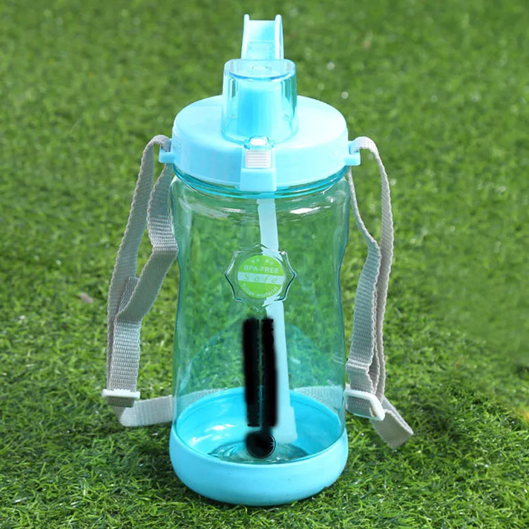 1000ML Straw Sports Waterbottle Tritan Gym Hiking Fitness Bottle