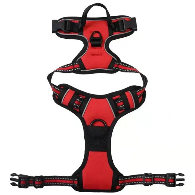 Reflective Adjustable Dog Harness Breathable No Pull Vest ChestStrap