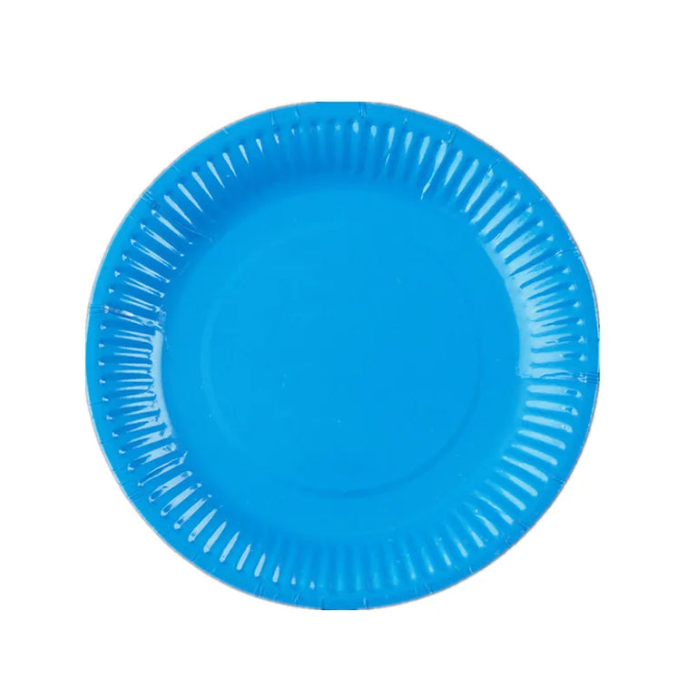 Solid Color Disposable Tableware Set Plates Cups Party Wedding Decoration Kit