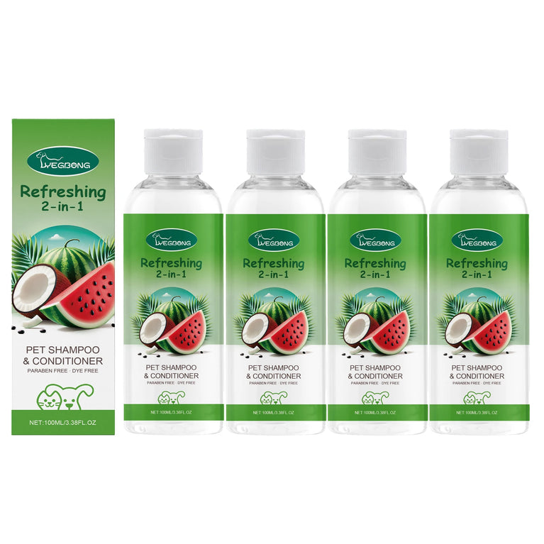 100ml Hypoallergenic 2-in-1 Pet Shampoo & Conditioner