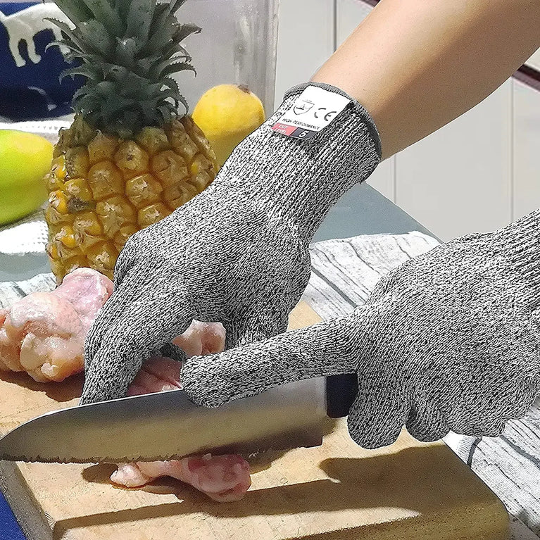 Cut Resistant Gardening Gloves Level 5 Food Safe Protective Gloves