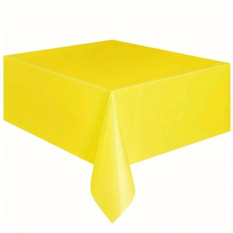 1PC 137x183cm Plastic Rectangle Disposable Table Cover Party Tablecloth Waterproof Event Decor