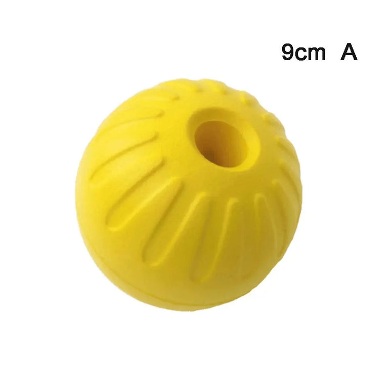 Indestructible Rubber Ball Dog Toy for Fetch Chew Training Play