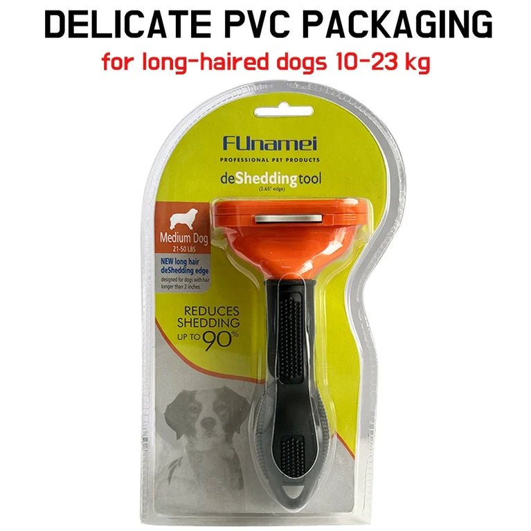 Pet Hair Remover Deshedding Brush Dog Cat Grooming Comb Tool