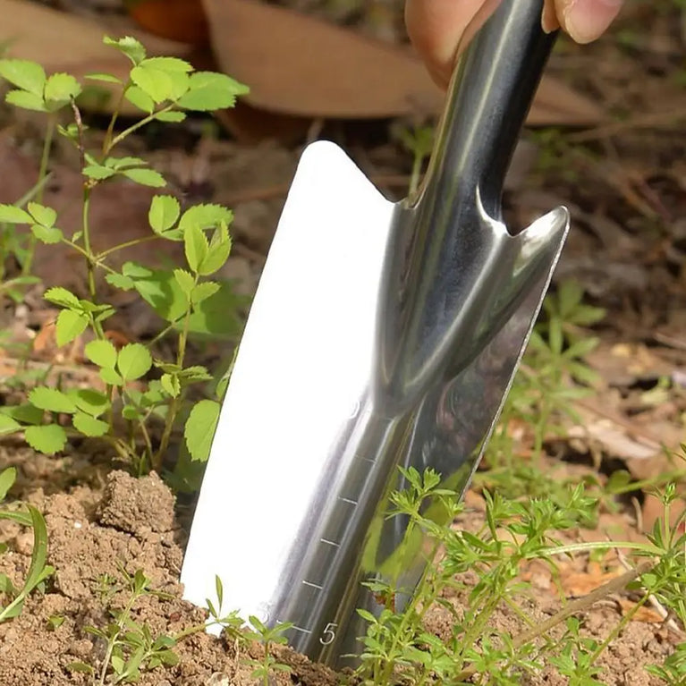 Full Stainless Steel Gardening Tool Set for Digging Planting and Soil Work