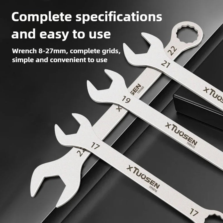 Ultra-Thin Combination Wrench | Precision Dual-Purpose Hand Tool