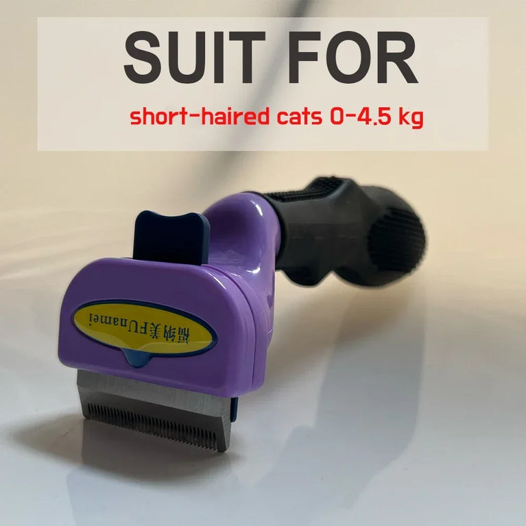 Pet Hair Remover Deshedding Brush Dog Cat Grooming Comb Tool
