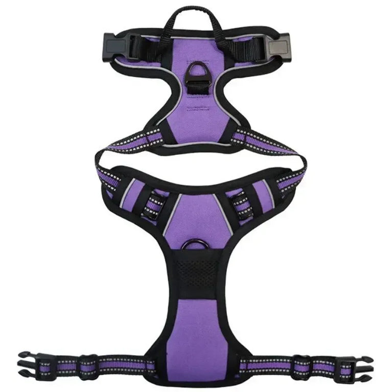 Reflective Adjustable Dog Harness Breathable No Pull Vest ChestStrap