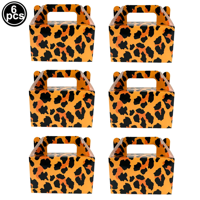 Leopard Print Birthday Party Disposable Tableware Set-Animal Theme Decor