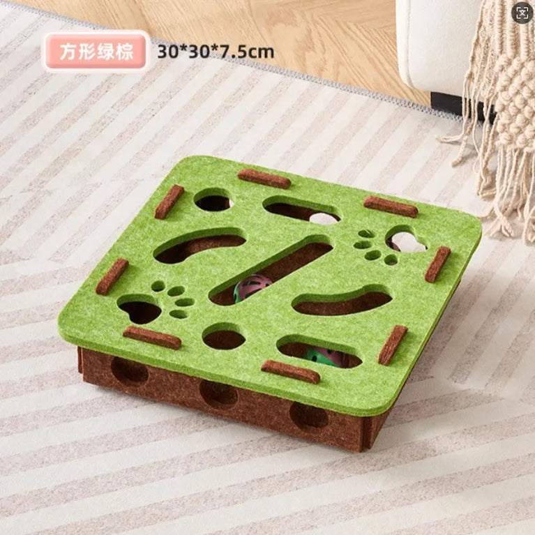 Multi-Functional Sisal Scratching Post & Ball Toy