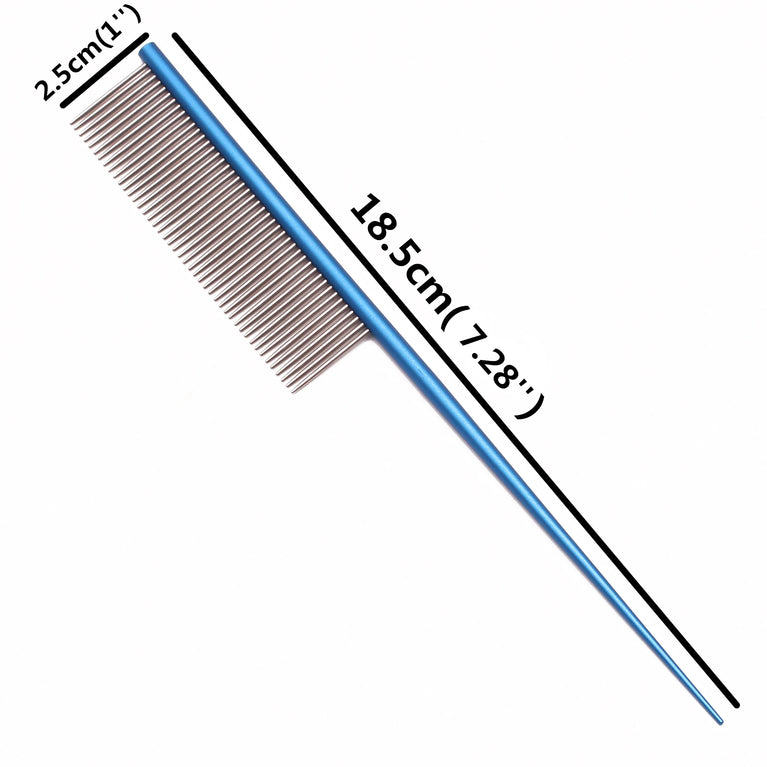 Pet Grooming Combs Aluminum Alloy Brush Professional Dog Comb