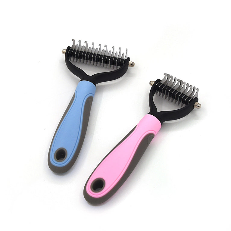 Professional Pet Deshedding Brush Dog Hair Remover Fur Knot Cutter Grooming Tool