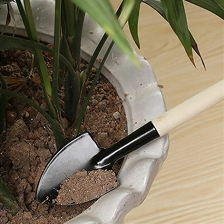 3 Pcs Small Garden Shovel Set for Indoor Outdoor Planting Tools