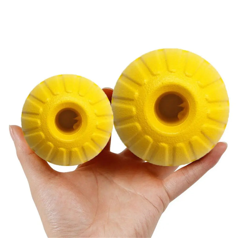 Indestructible Rubber Ball Dog Toy for Fetch Chew Training Play