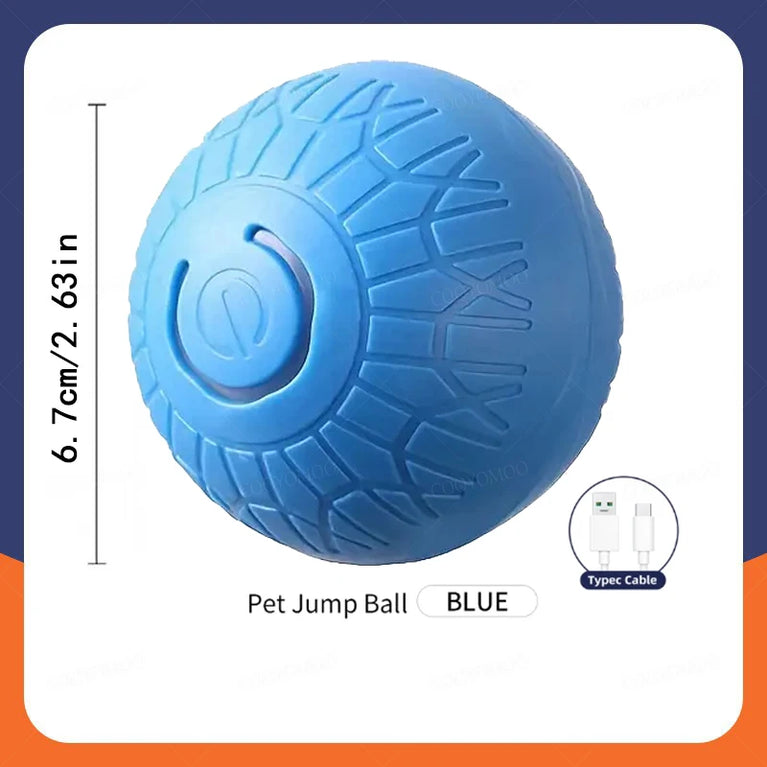 Smart Interactive Dog Toy Ball | Automatic Bouncing Rolling Toy
