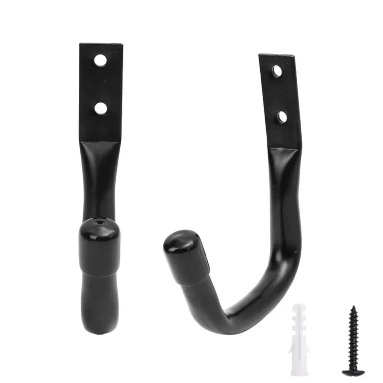 12/2x Heavy Duty Metal Garage Storage Hooks Wall Mounted J Hanger Hooks Utility Hanging Hook for Cycling Bike Garden Accessories