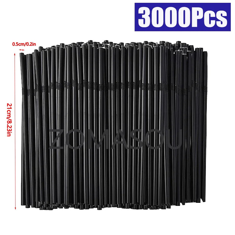 50-6000Pc Colorful Drinking Straws for Party Cocktail Use