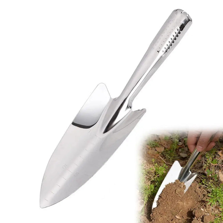 Full Stainless Steel Gardening Tool Set for Digging Planting and Soil Work