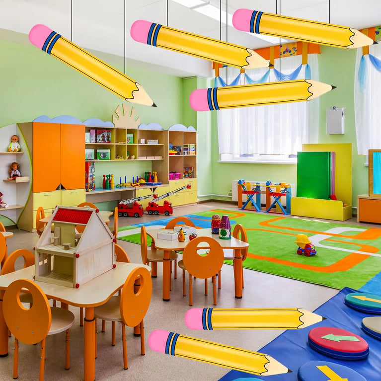 Giant Inflatable Pencil Balloon | 3D School-Themed Classroom & Graduation Decor