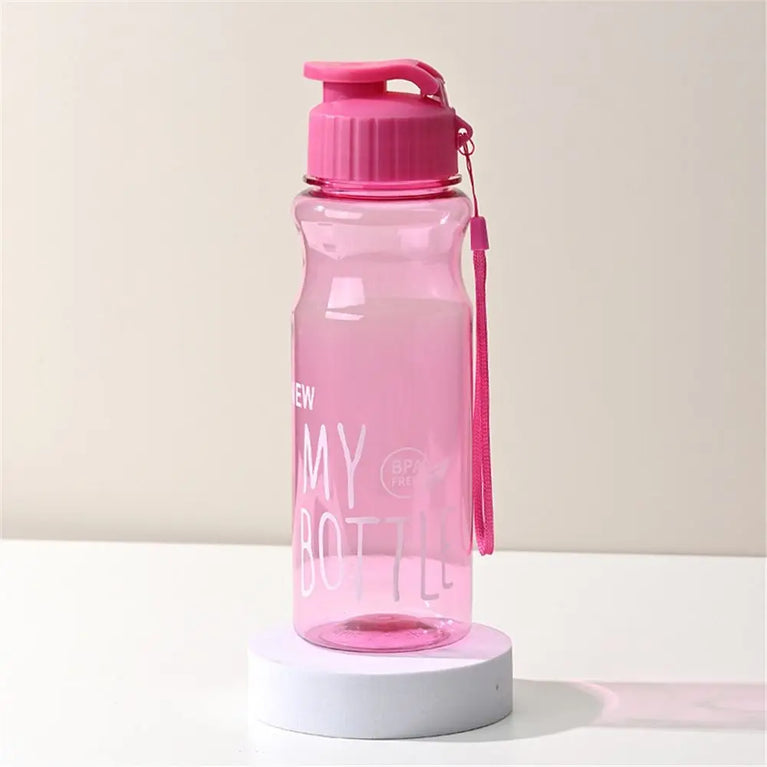 550ML Travel Sport Multi-Color Water Bottle Plastic Water Cup