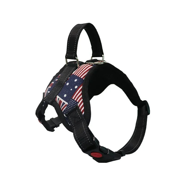 Adjustable Oxford Dog Harness Vest Collar Durable Pet Walking Harness