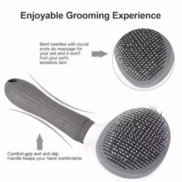 Stainless Steel Cat Grooming Comb Hair Remover Dematting Tool