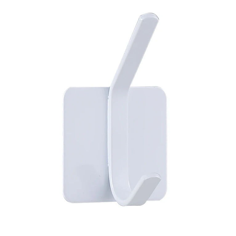 Self Adhesive Wall Hooks Towel Holder Bathroom Door Key Cloth Coat Robe Hanger Kitchen Hardware Rack Bag Hook Organizer