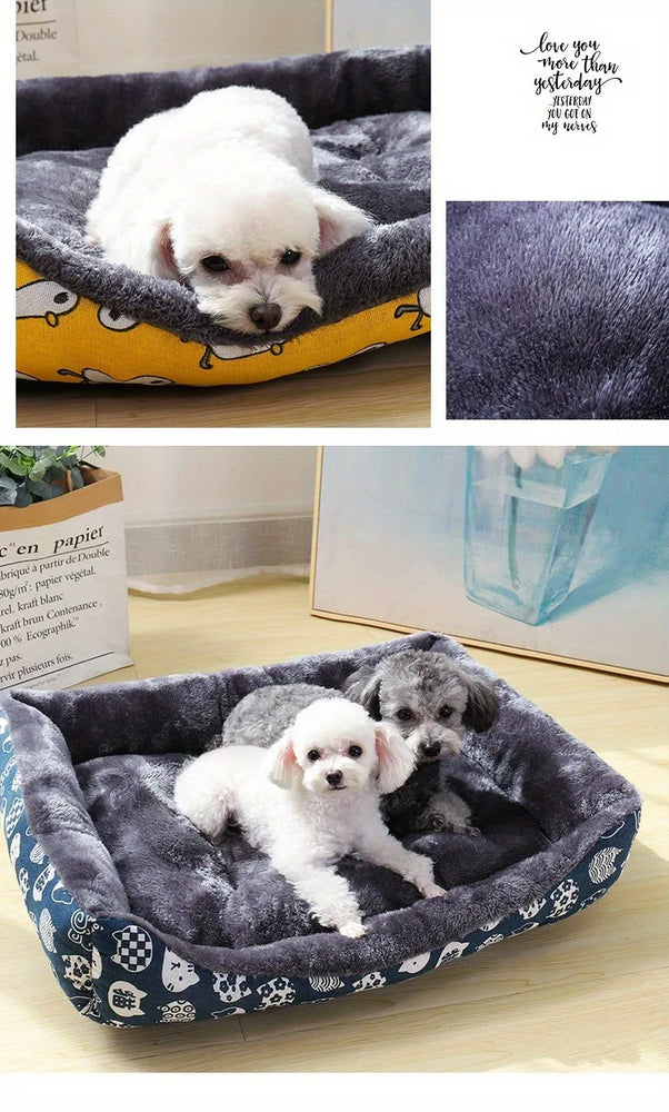 Winter Pet Dog Bed Sofa Mat Comfortable Cushion Sleeping Bed
