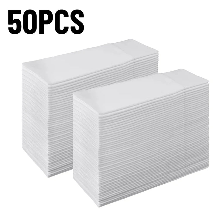 Disposable Prefolded Paper Napkins with Pocket for Cutlery Holder